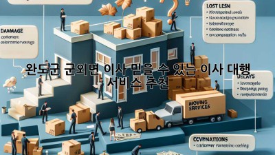 완도군 군외면 이사, 믿을 수 있는 이사 대행 서비스 추천!